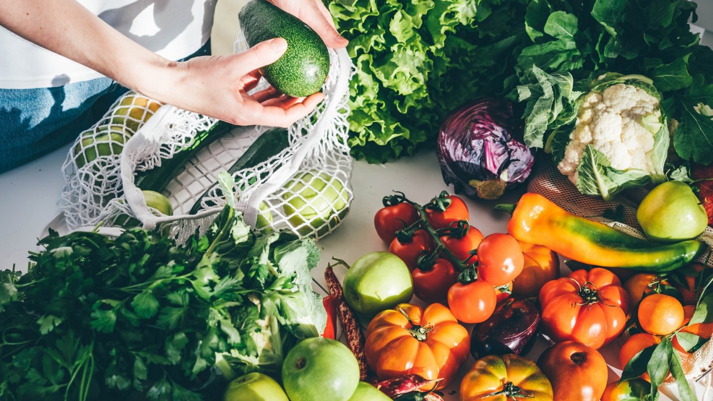 Las frutas y verduras de temporada en otoño.