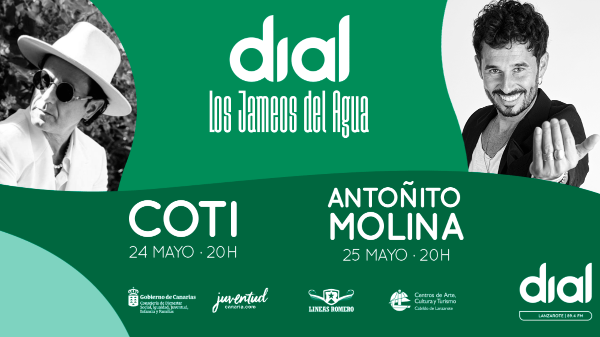 Los Jameos del Agua Coti y Antoñito Molina