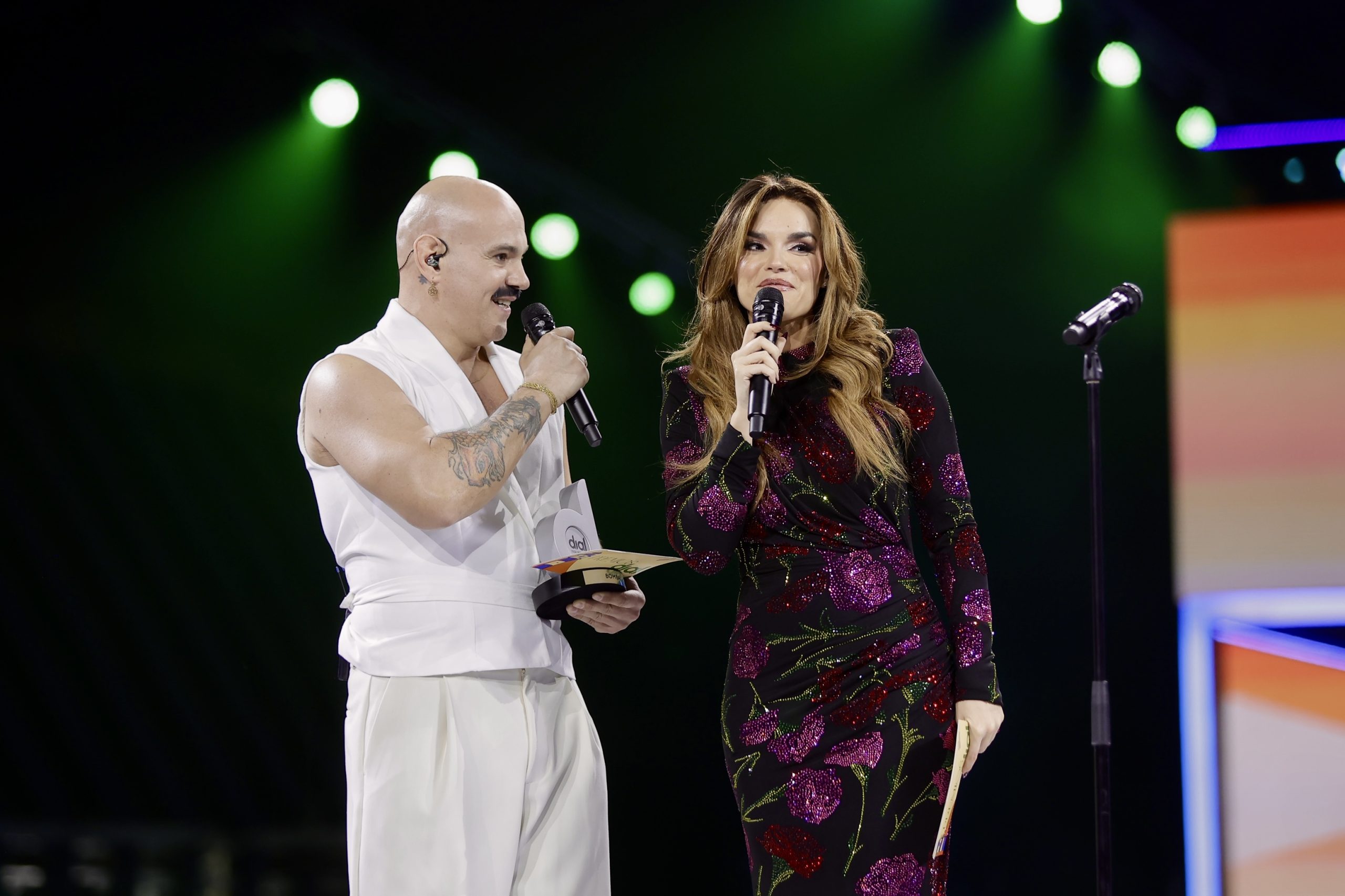 Álvaro Díaz y Melody en Premios Dial Tenerife